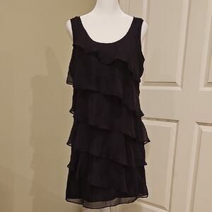 GAP Black Layered Mini Dress